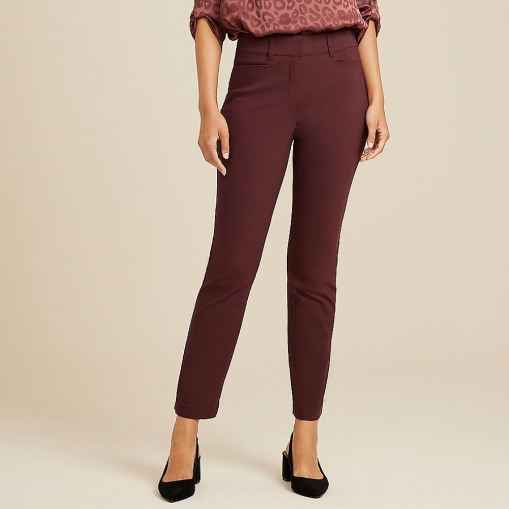 Maurices Bengaline High Rise Slim Straight Pant, NWT Size Small